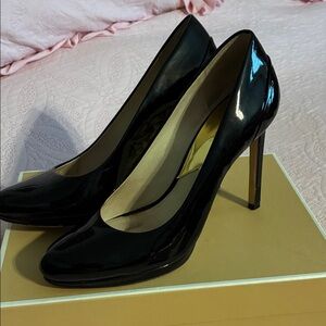 Michael Kors Shiny Black Heels